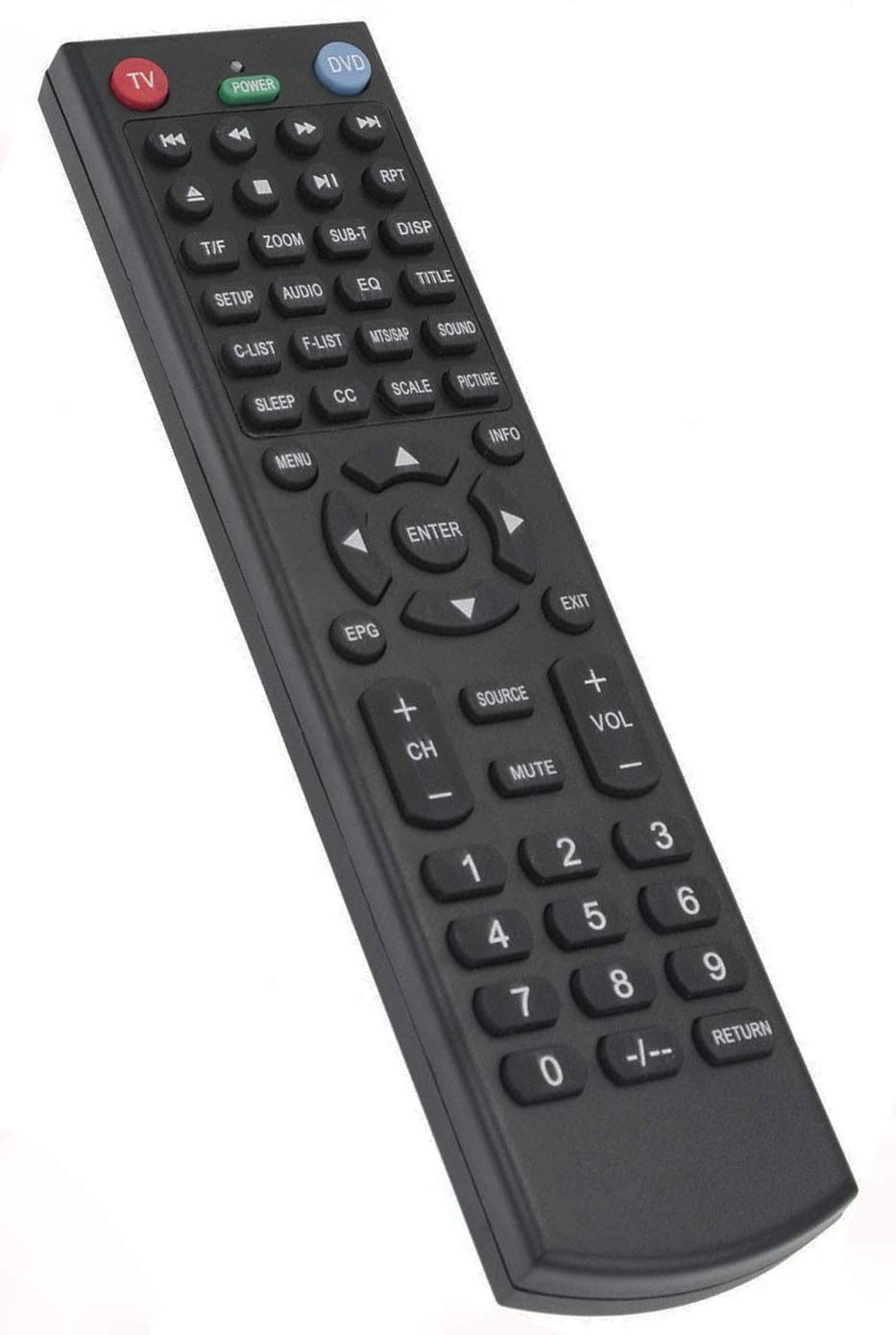 Photo 1 of Replacement Remote Control for Jensen TV and DVD