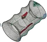 Fishkit Ltd UK Legal Collapsible Crayfish Trap Mesh 12mm 95mm Entry view 7