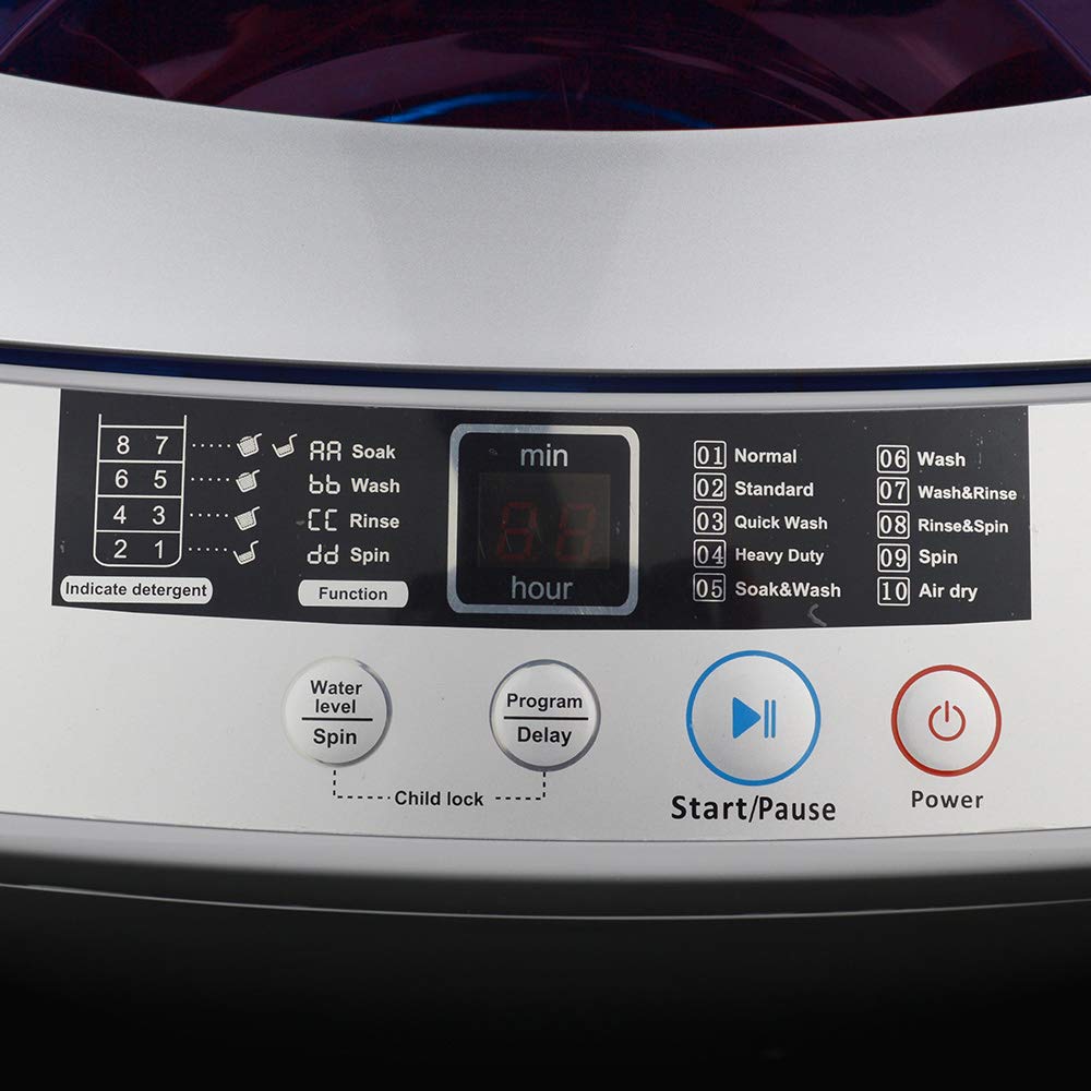 Panda Pan56Mgw2 Compact Portable Washing Machine 1 6Cu Ft/11 Lbs