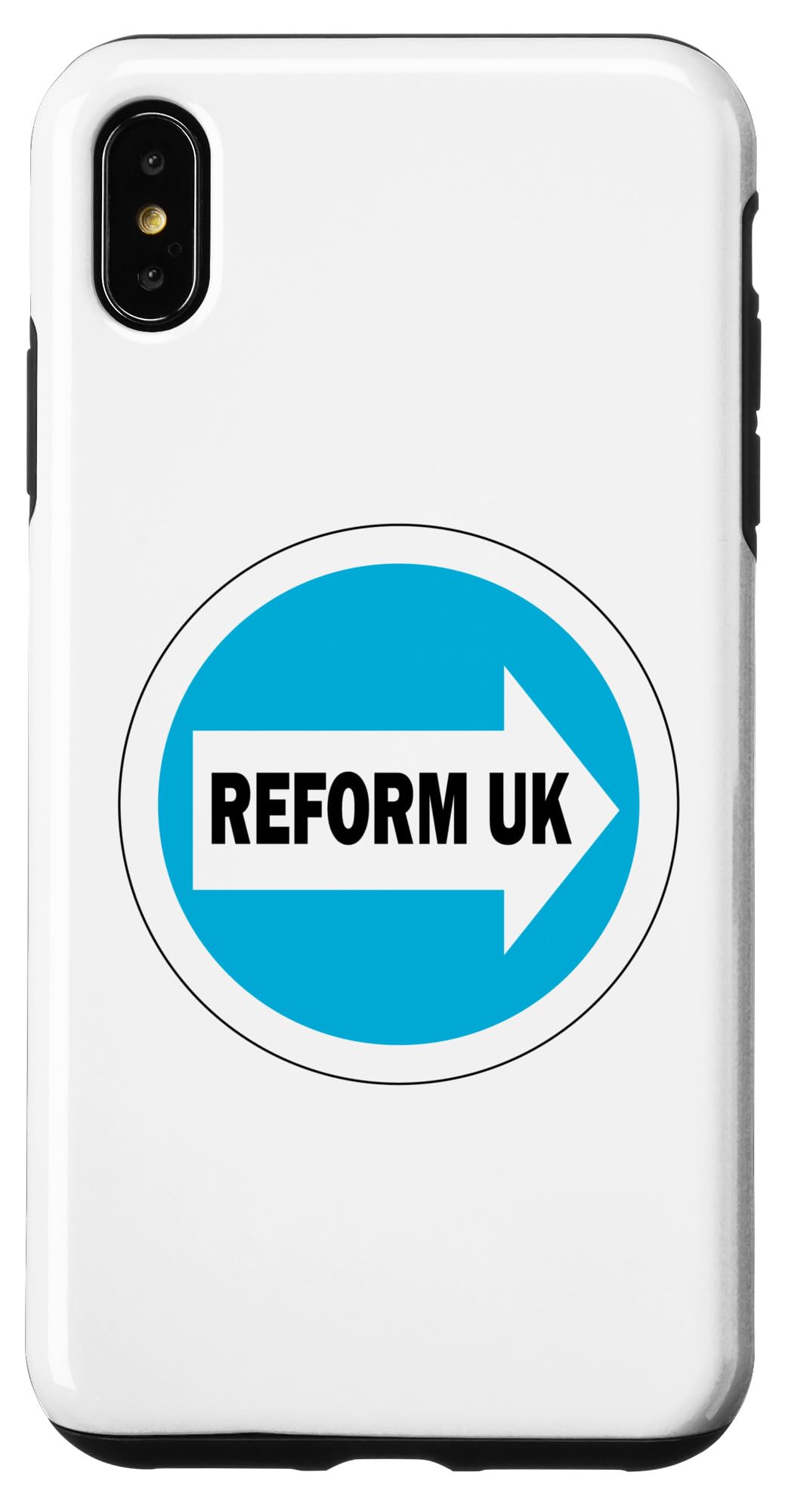 Reform UK Party Brexit Election Case for iPhone XS Max