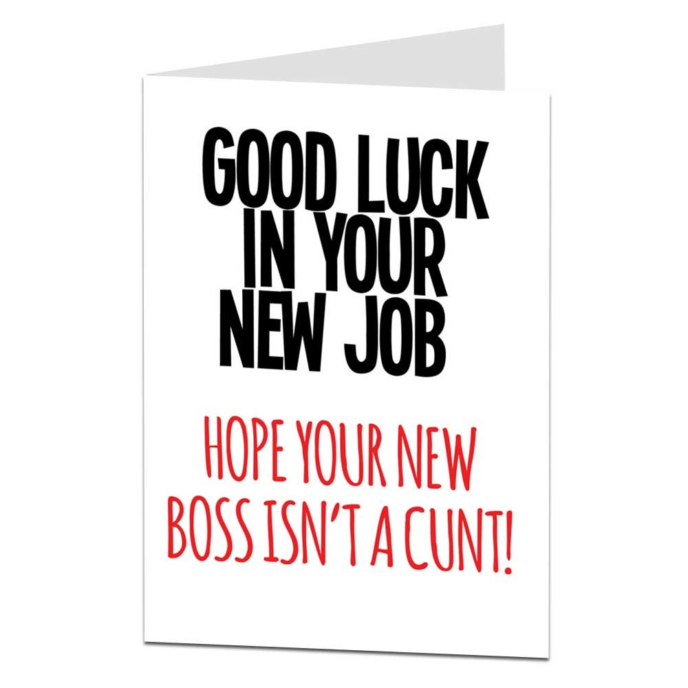 LimaLima Congratulations On Your New Job Good Luck Sorry You're Leaving Funny Joke