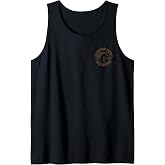 Saddleback Supply Circle Reign Solid Brown Logo Tank Top