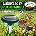 Solar Repellent Spike: 2-Pack, (Water Resistant with LED Lights) Gopher, Rodents, Moles, Voles, Mice, Rats, Snakes, Shrew, Pests Water Resistant Solar Powered Ultrasonic Repeller RUMPES