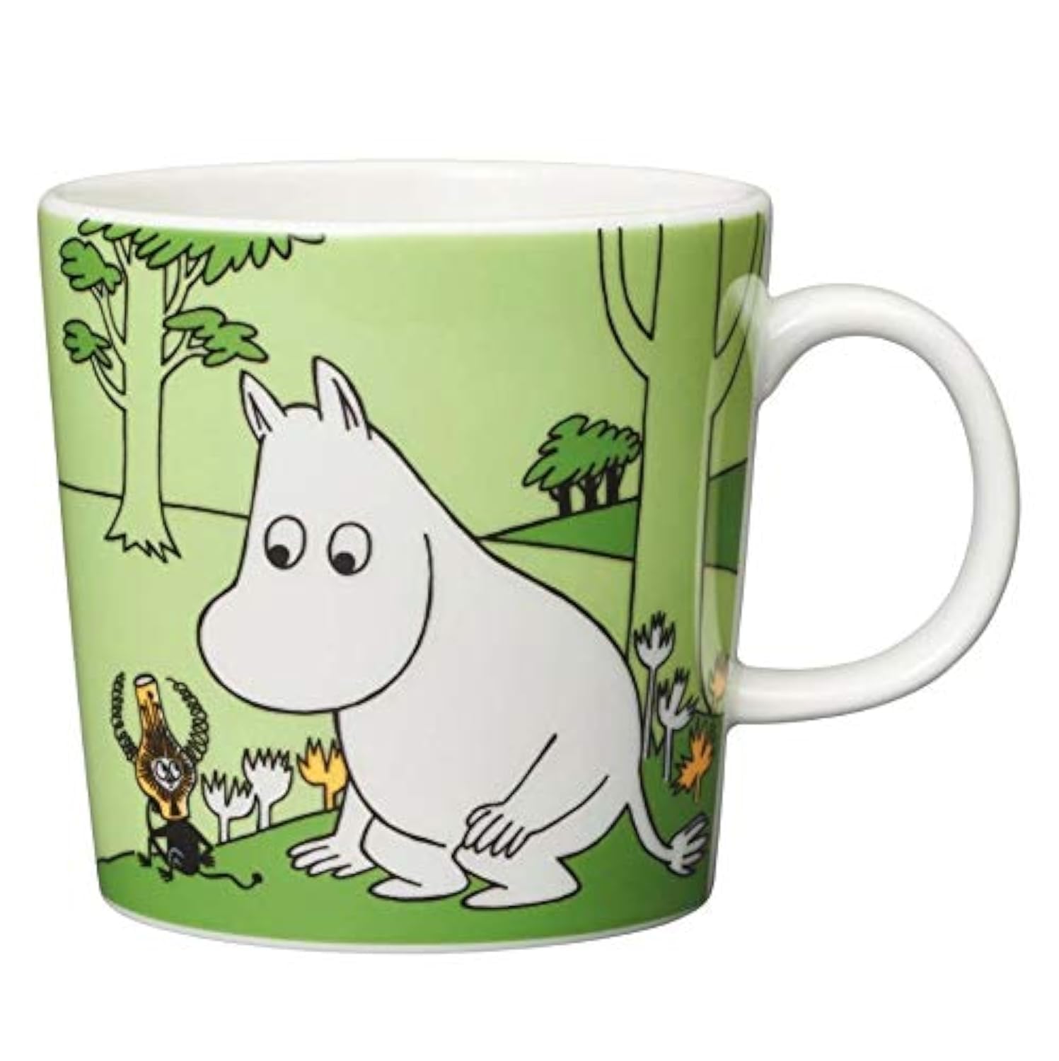 New Summer Design - Arabia Ceramic Moomin Mug Cup 300ml - Moomintroll Green Grass