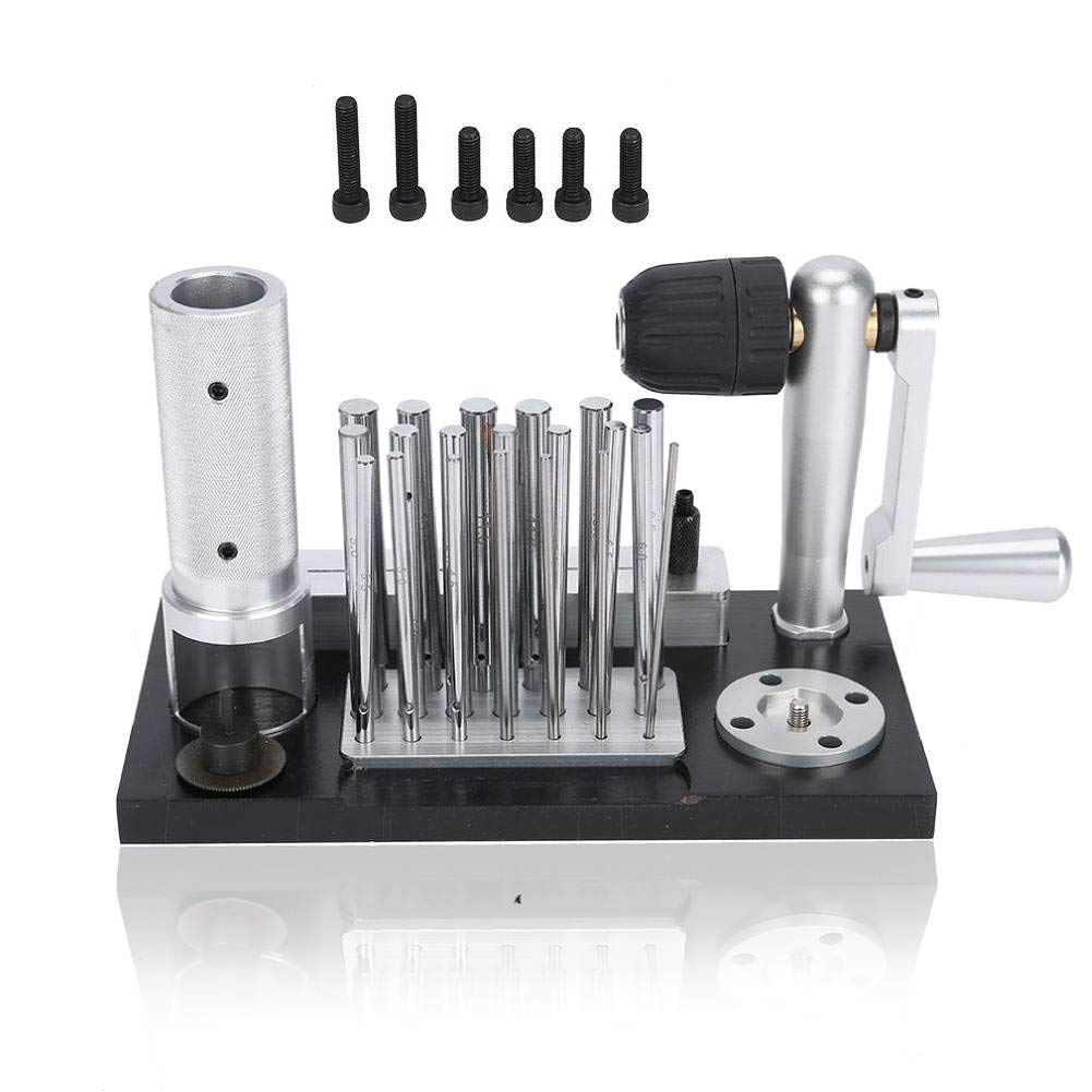 Steel Jump Ring Maker, Sturdy Stainless Steel Manual Jump Ring Maker Machine Jewelry Tool with 20 Mandrel Accessory for Jewelry Makers