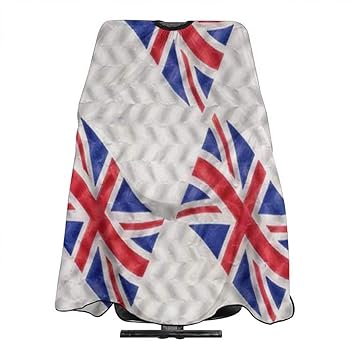 Amazon Com Union Jack Flag Of The Uk Salon Hair Cutting Cape