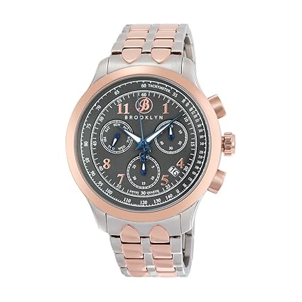 Brooklyn Prince Swiss Quartz Chronograph Mens Watch