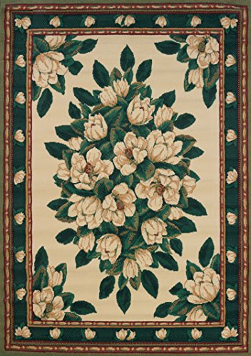 United Weavers of America Magnolia Manhattan Rug Collection, 1' 11" by 7' 4", Cream