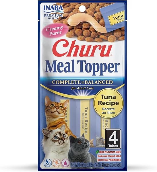 INABA CHURU MEAL TOPPER FOR CATS, COMPLETE &...
