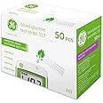 GE333TS Blood Glucose Test Strips | 50-Count Pack |Gold Electrodes|Patented Test Strip Structure