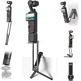 ULANZI MA66 Camera Tripod Compatible with DJI OSMO Pocket 3/Pocket 4/4 Pro | Quick Release Camera Stand with 1/4 Mount,Uka &amp; Arca-Swiss Magnetic Foldable Selfie Stick,Mantis Hook Stand for Desktop Video