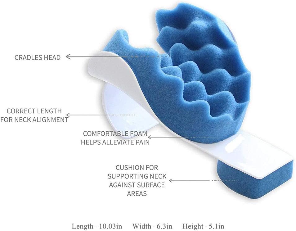 Zabrina Chiropractic Pillow, Cervical Neck Pillow, Neck Massage Cervical Pillow, Chiropractic Pillow for Neck Pain Relief, Neck Support Pillow for Neck and Shoulder Pain Relief Support: Home & Kitchen