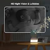 BOIFUN Add-On Camera for Baby 6T 2K WiFi Monitor Night Light 360° view 6