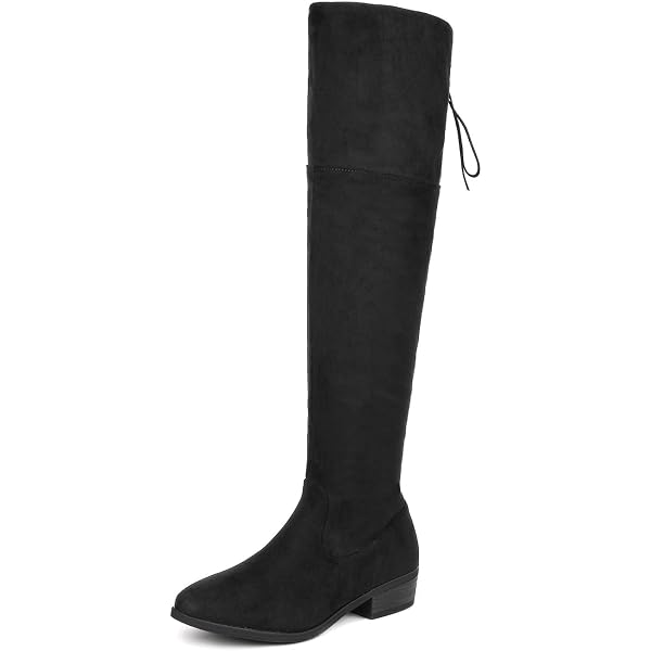 Nature Breeze Women Nature Breeze Women\'s Linden-01 Over The Knee Mid High Block Heel Boots  SIZE8.5 main image 1