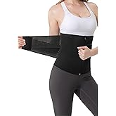 Portzon Petite Large, Corset Waist Trainer, X-Small (SMBL001) Black