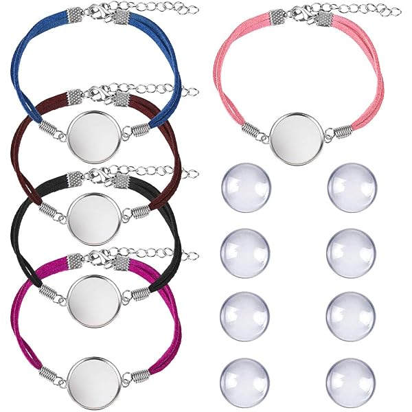 DIY Cabochon Earring Making Kit - 20 Pairs, 12mm Glass Cabochons, 4 Metal Colors, With Hooks - View #8