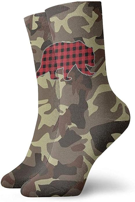 Regali Di Natale Unisex.Gre Rry Bear Buffalo Plaid Family Regali Di Natale Calzini Sportivi Unisex Calzini A Compressione Calzini A Compressione Amazon It Sport E Tempo Libero