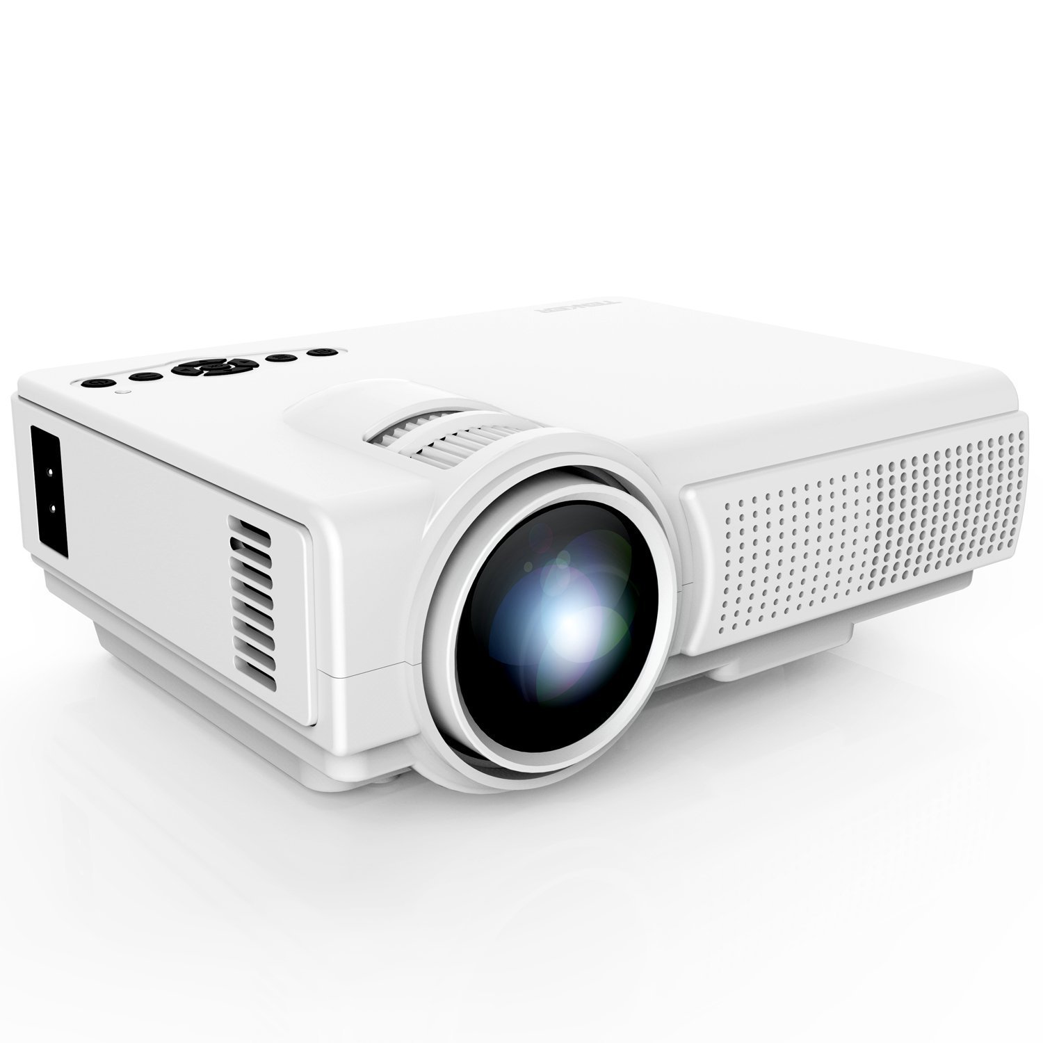 Projecteur, TENKER Q5 Mini Projecteur Video 1500 Lumens Projecteur LED Portable Soutien Full HD