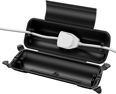 Restmo Outdoor Waterproof Connection Box IP44 29x11x7.5cm Black