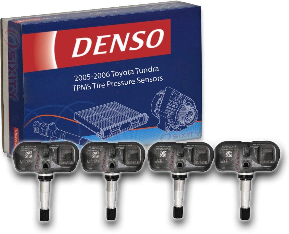Amazon Com 4 Pc Denso Tpms Tire Pressure Sensor For Toyota Tundra 2005 2006 Monitoring System Automotive