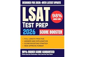LSAT TEST PREP 2026: The Complete Study Guide 2025- 2026 for the Digital LSAT: 6-Week Plan, Logical Reasoning, Reading Comprehension, Writing Sample, Full Practice Test & Expert Strategies
