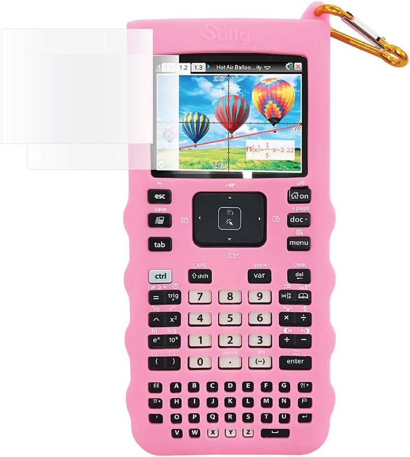 Amazon Com Sully Silicone Skin For Ti Nspire Cx Cx Cas Handheld Pink W Screen Protector Silicon Cover Case For Ti Nspire Cx Hand Held Graphing Calculator Protective Anti Scretch Skins Screen Covers