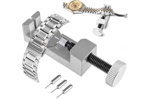 YLMFTNU Metal Watch Link Remover Kit, Watch Pin Removal Tool, Watch Band Strap Bracelet Link Pin Remover Repair Tool Kit with