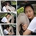 Airplane Pillow, Travel Pillow, Inflatable Flight Pillow, RayCue Ergonomic Head Neck Rest Pillow for Airplane, Cars, Office Napping, Trains, Buses, Office Sleep, Outdoor Camping