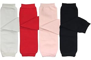 allydrew 4 Pack Baby Leg Warmer Set & Toddler Leg Warmer Set for Boys & Girls