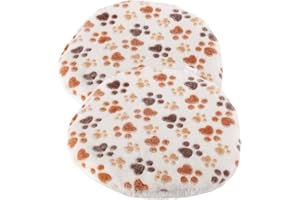 SHENGOCASE 2-Pack 15“ Round Soft Cat Kneading Pillow Cushion Bed for Cat Small Dog House Perch Shelf, Pad Padding for Cage Kennel