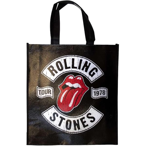 Amazon.com: Official The Rolling Stones HD Multi Tongue Tote Bag