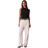 Calvin Klein Womens Satin High Neck Tank Top