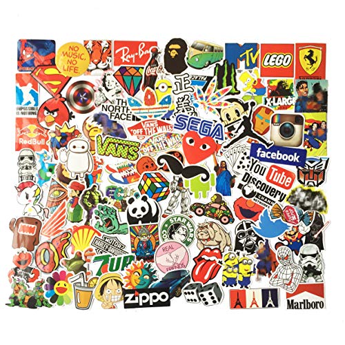 1 STICON+Waterproof+Stickers+Skateboard+Motorcycle