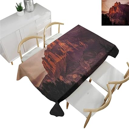 Amazon Com Familytaste Mountain Party Table Cloth European