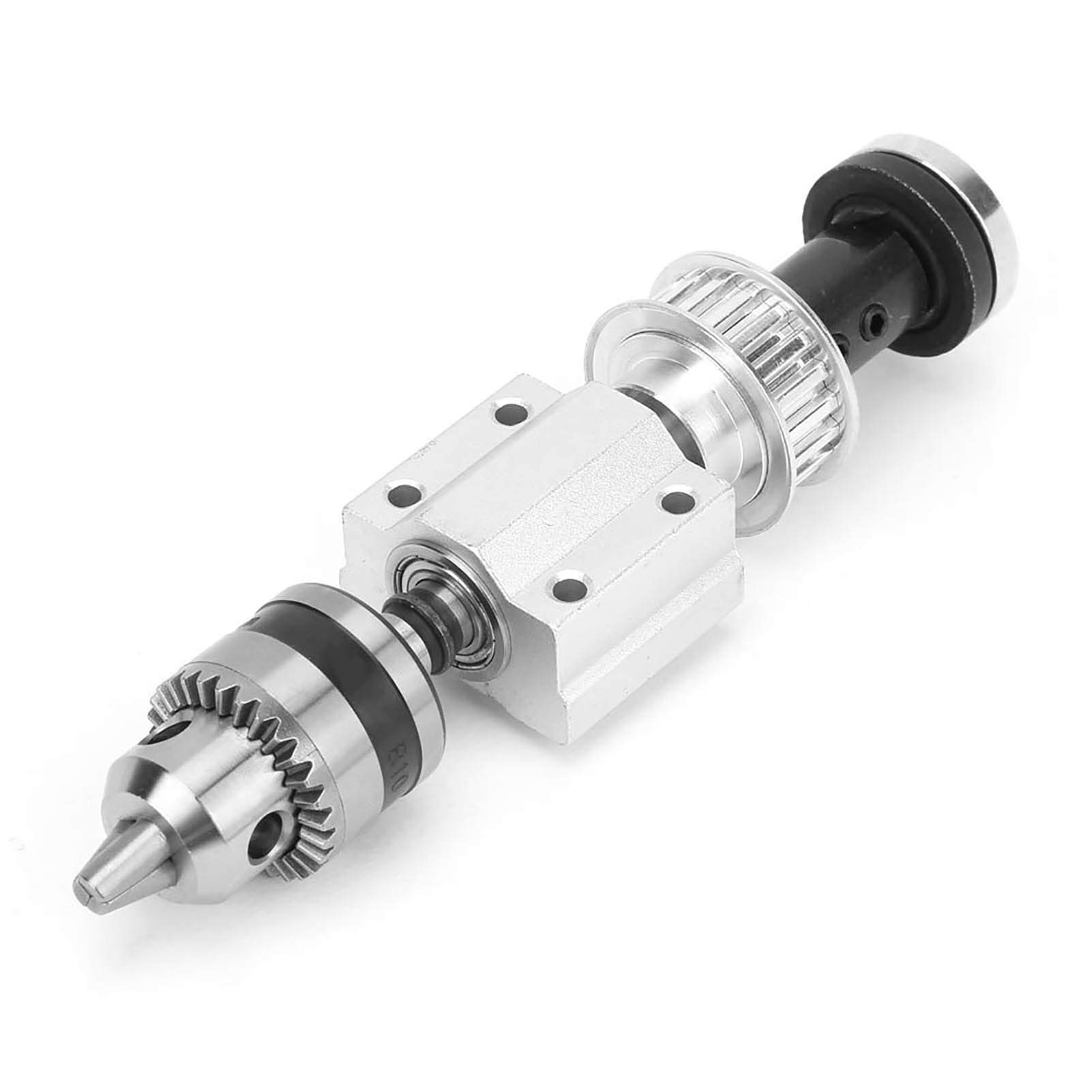 TICFOX Unpowered Spindle Assembly, B12 Drill Chuck M10 Shaft Sleeve for DIY Table Saw Bench Drill Unpowered Drill Spindle