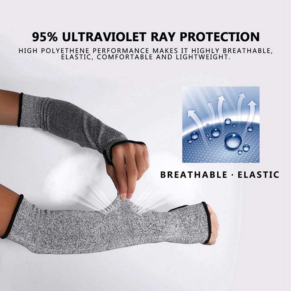 Cut Resistant Knit Sleeves with Thumb Slot - Image 5