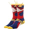 Bioworld My Hero Academia All-Might Anime Cosplay Crew Socks with Wings