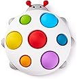 LiKee Fidget Popper Sensory Baby Toys for 10+ Months, Montessori Busy Toy for 1 2 3 Years Old Toddlers Push and Popping Bubbles Fine Motor Skill, Travel Toys for Kids Ages 1-3 Stress Relief (Ladybug)