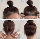 CCLKHY 2 Pcs Stretch Hair Comb Band Flexible Plastic Circular Tooth Headband view 7