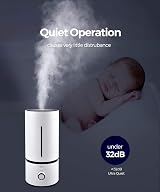 raydrop Humidifiers for Bedroom 1.70L Quiet Ultrasonic Filterless 32dB UK 220V view 4
