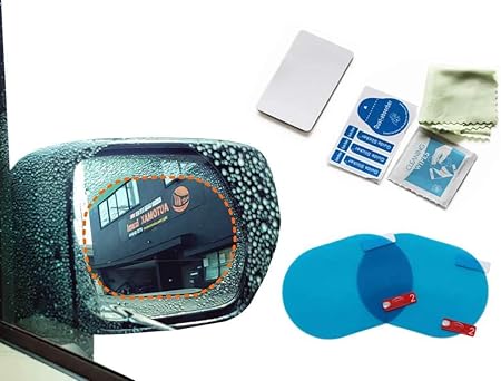 Amazon Automax Izumi 親水フィルム 2枚セット 135mm 95mm サイドミラー ドアミラー 水滴 水アカ 眩しさ 防止 サイドミラー 車 バイク