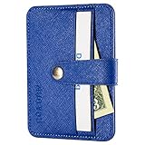 Front Pocket Wallet Minimalist Wallets (Blue)
