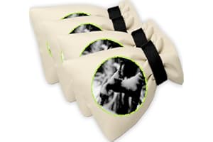 OUTTDID Outdoor Faucet Cover for Winter - Pro 7.1"W x 9.8"H - 4 PACK Outdoor Water Faucet Cover Socks for Winter Freeze Protection Pipe Insulation Reusable Waterproof Insulated Spigot backflow Cover - Beige