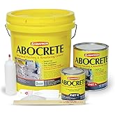 ABATRON Abocrete Kit - Self-Leveling Concrete Epoxy Patching and Filling Compound - Concrete Repair and Cement Crack Filler Kit - with or Without Sand - Light Gray (Sand Included, 1.25 Quarts)
