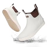 RIUETAR Men's Deck Boots – Waterproof Rubber