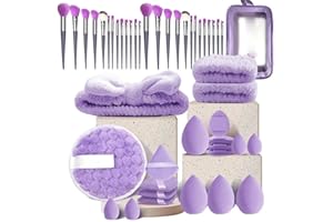 Makeup Brushes Set Professional Makeup Kit Multi-functional Tool Set with Case Facial Accessories, Foundation Brush Kit Eye a