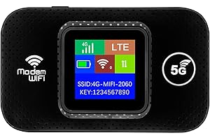 Generic 4G LTE Mobile Hotspot, 150 Mbps Portable Mini Travel Router, Supports 4G and 3G, Up to 10 Users, Plug and Play Rechar
