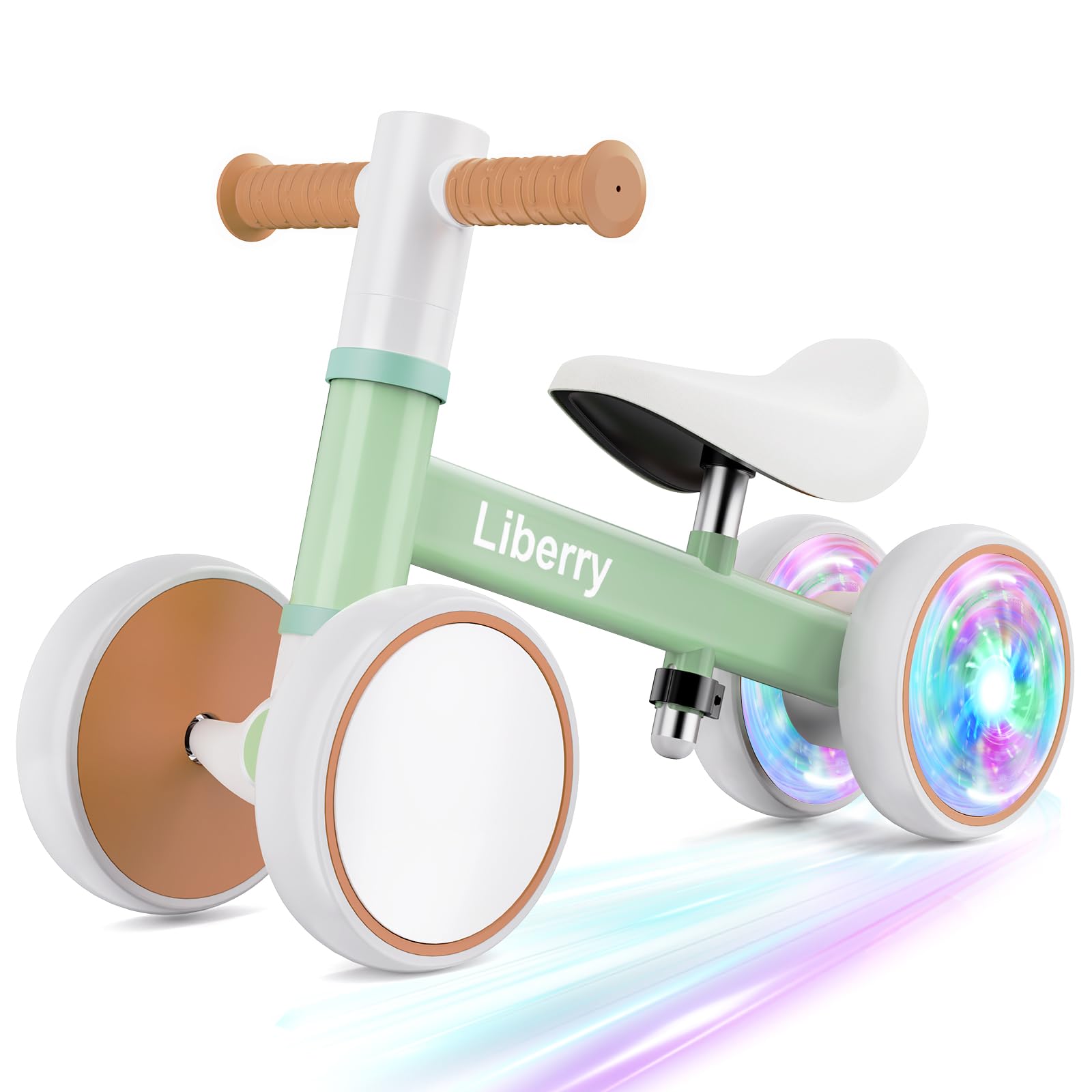 Photo 1 of Liberry Baby Balance Bike with Light Up Wheels Age 1 2 3 Years Old, No Pedal 4 Silence Wheel Toddler Bike, First Baby Riding Toy Birthday Gift for Boys Girls (Green)