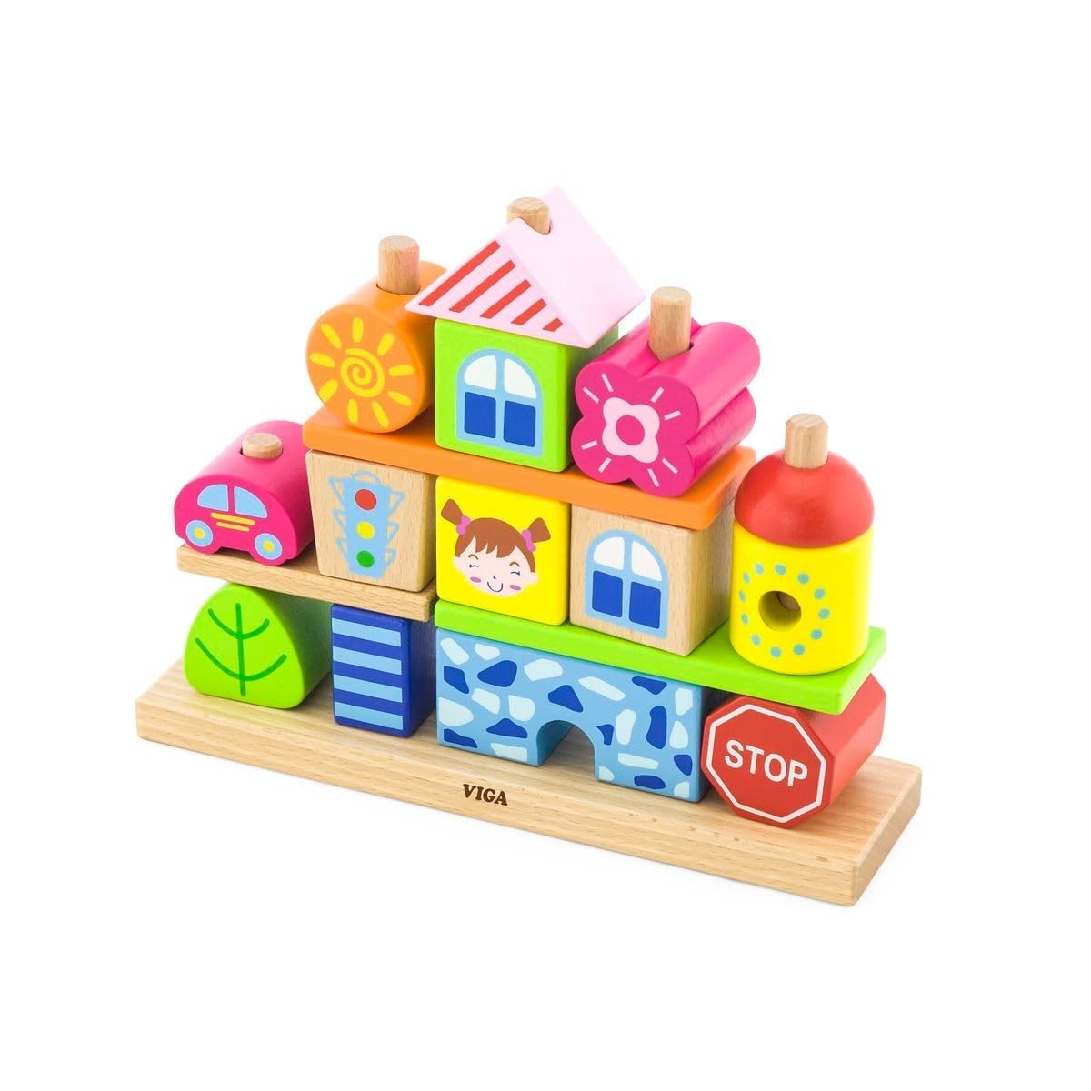 Viga Stacking Blocks - City