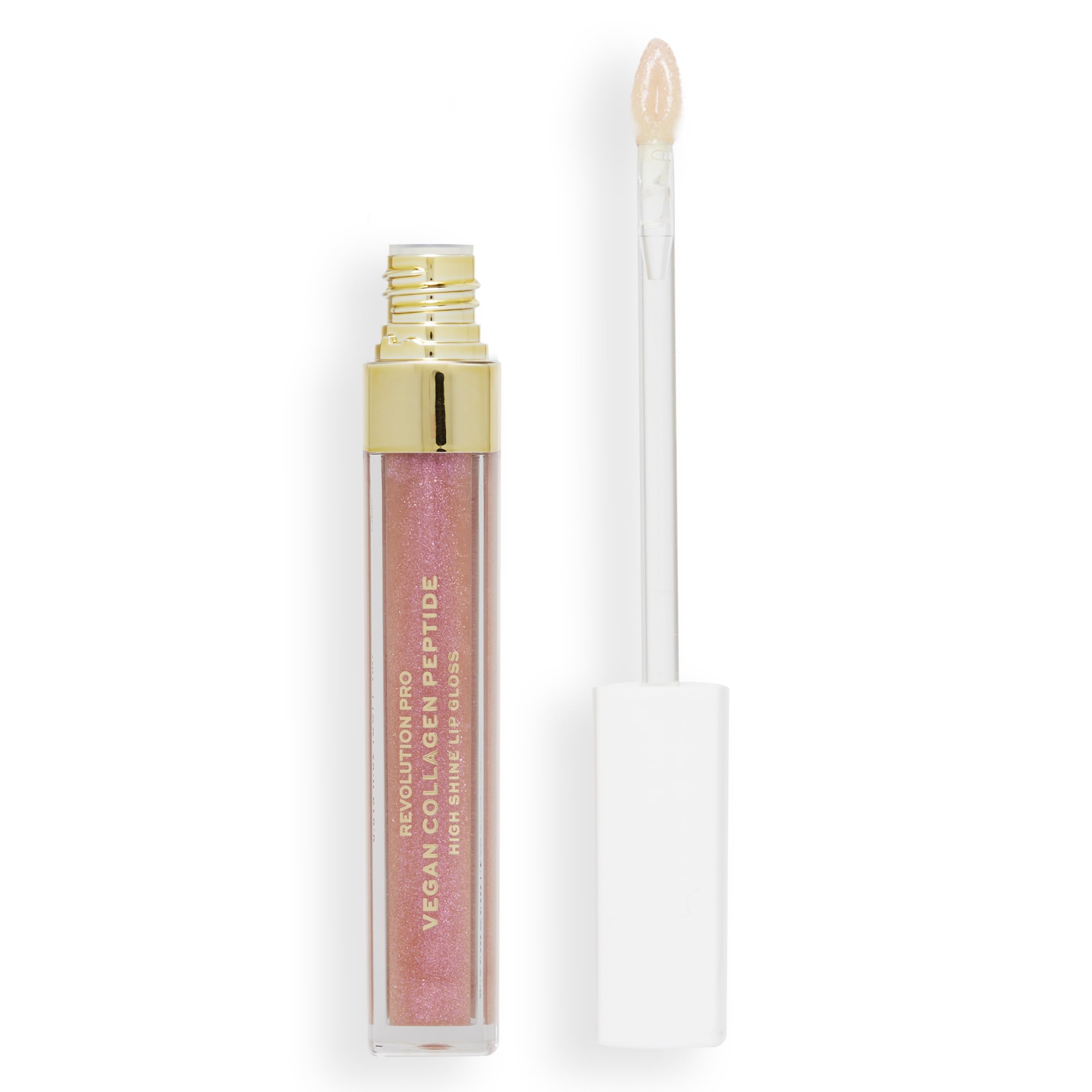 Revolution Pro Vegan Collagen Peptide High Shine Lip Gloss, Nourish, Plump & Hydrate Lips With Hyaluronic Acid & Vitamin E, Bijoux — image 1